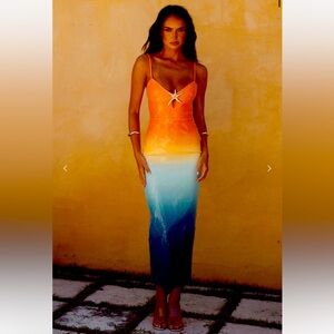 Benito Midi Dress - Ombré